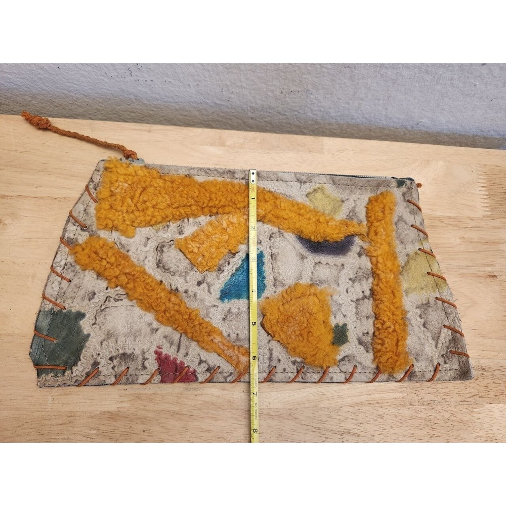 Rare Susan Riedweg‎ Large White Clutch Purse